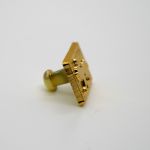 RECYCLED PLASTIC CUFFLINK HORSE - Gold