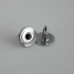 Hole buttons - dark silver - with rivets