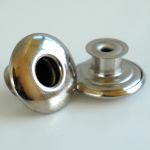 Hole buttons - nickel - with rivets