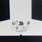 PUNCHED BIB BOARD FOR SHIRT INTERIOR cm 21.5x32 / E